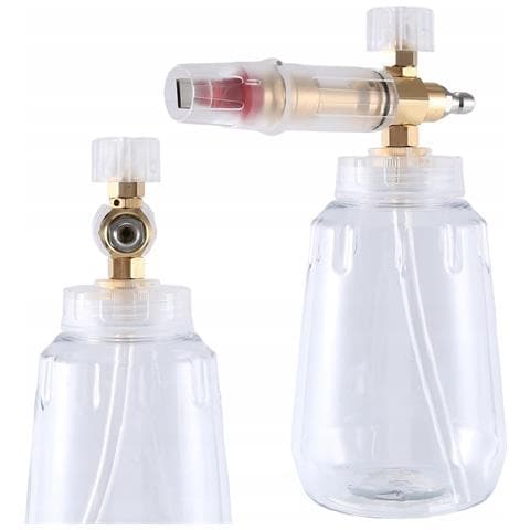 Pianownica Per Idropulitrice - Ugello 1.2mm, Serbatoio 1l Trasparente | Compatibile Con Kärcher K2-k7, Bosch Aquatak | Pressione 1000-2200 Psi - Foto 1