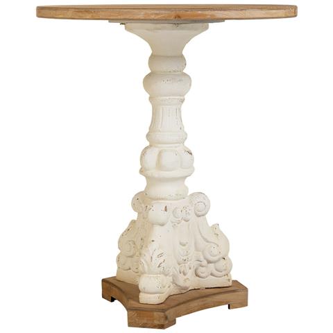 Tavolino In Legno Marrone 66,5x66,5x81h - Foto 2