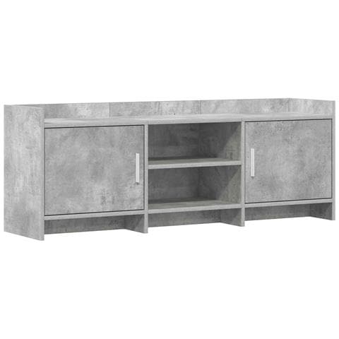Mobile TV 130 x 33 x 47 cm Grigio Cemento Legno ingegnerizzato - Foto 1