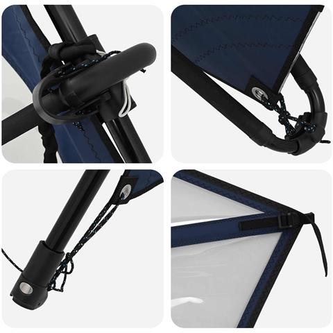 SUP gonfiabile con vela APEX 330 x 76 x 15 cm Blu per - Foto 9