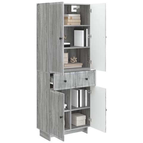 Set di armadi 2 pcs 66 x 34,5 x 90 cm Legno ingegnerizzato - Foto 2