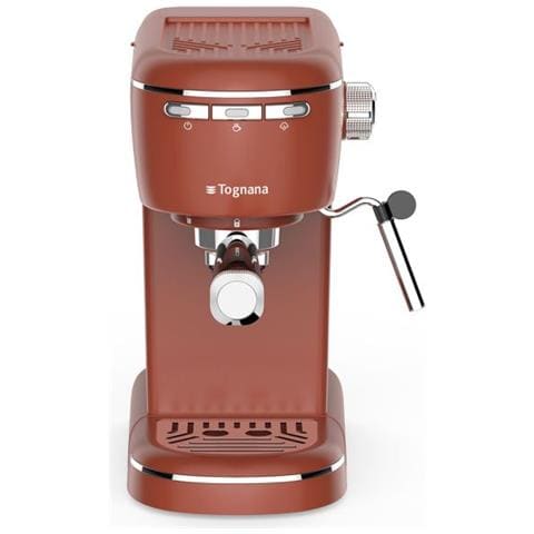 Tognana Porcellane Macchina Caffè Espresso Rosso Mela, Macchina per espresso, 1,2 L, Cialde caffè, Caffè macinato, 1350 W, Rosso - Foto 3