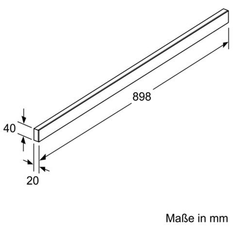LZ49850 Cooker hood panel accessorio per cappa - Foto 1