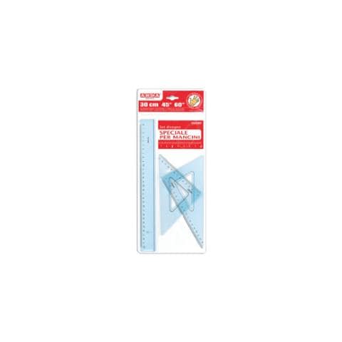 Set Disegno per Mancini Riga 30cm e Squadre da 45° e 60° Arda - Foto 1
