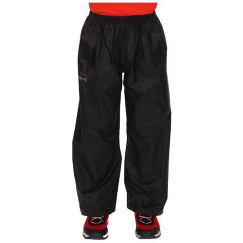 Kids Stormbreak Overtrousers Nero Pantalone Impermeabile Bambini Taglia 9/10a - Foto 1