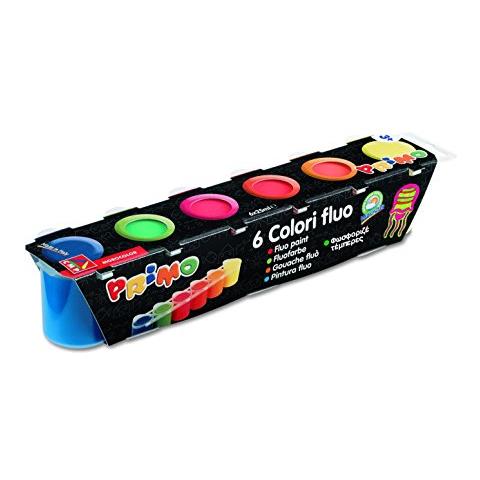 Confezione da 6 Colori Tempera Fluo da 25ml - Foto 2