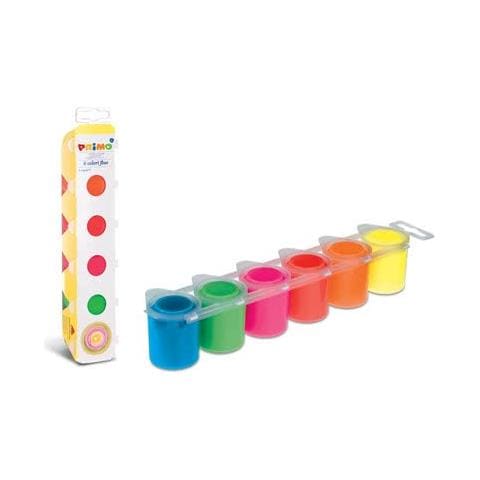 Confezione da 6 Colori Tempera Fluo da 25ml - Foto 1