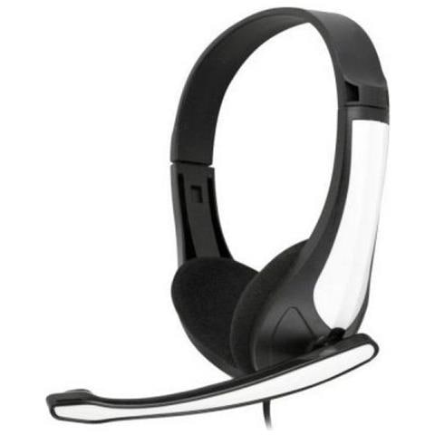 Cuffia Stereo A Fascia Per Pc Con Microfono Regolabile Colore Bianco E Nero Fh4088w Blister - Foto 2