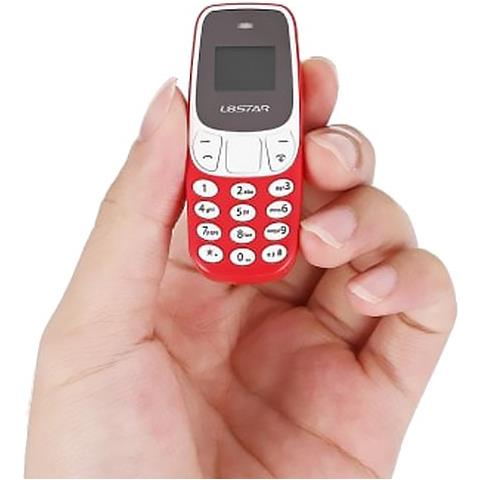 L8Star Bm10 Mini Cellulare Dual Sim Display 0.66" +Slot MicroSD Bluetooth Colore Rosso - Foto 4
