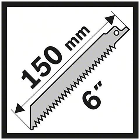 professionale Set da 15 pezzi da lame per seghe universali legno e metallo, per legno e metallo, Toughbox, accessorio da Sega universale - Foto 2