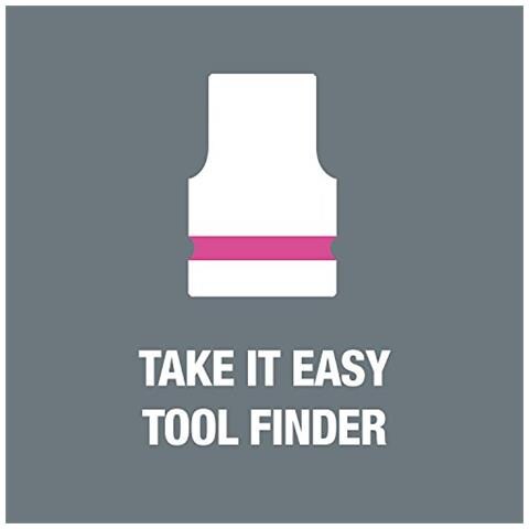 8790 HMA HF Bussola per cricchetto Ciclopi con attacco da 1/4 con ritegno Vite, 8,0 millimetri - Foto 2