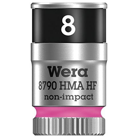 8790 HMA HF Bussola per cricchetto Ciclopi con attacco da 1/4 con ritegno Vite, 8,0 millimetri - Foto 1