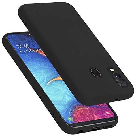 Custodia Compatibile Con Samsung Galaxy A20e In Liquid Nero - Coperchio Protettivo In Silicone Tpu Flessibile - Foto 1