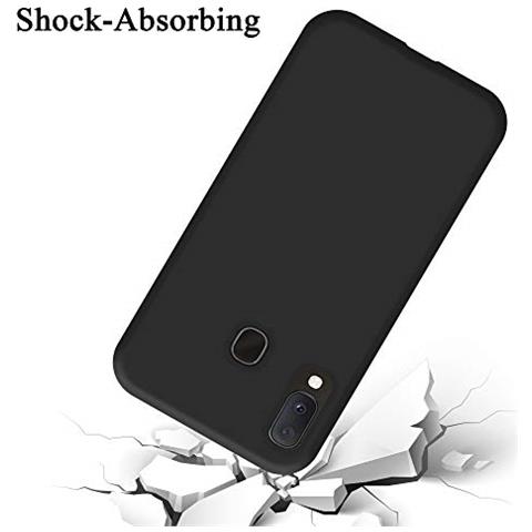 Custodia Compatibile Con Samsung Galaxy A20e In Liquid Nero - Coperchio Protettivo In Silicone Tpu Flessibile - Foto 2