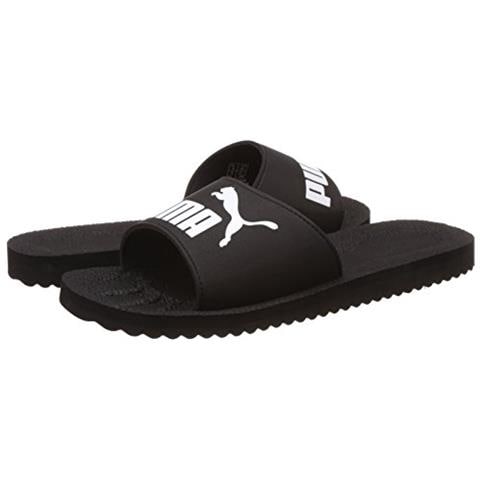 purecat - Scarpe Da Spiaggia E Piscina Unisex Adulti, Nero (nero-bianco 01), 44.5 Eu (10 Uk) - Foto 2
