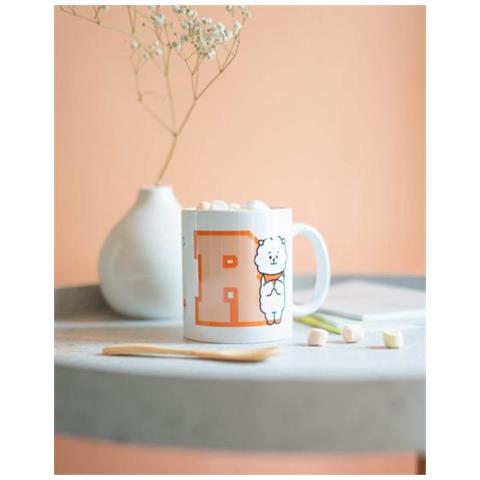 Mug Bt21 Rj Junior 300 Ml Ceramica Bianco / arancione - Foto 3
