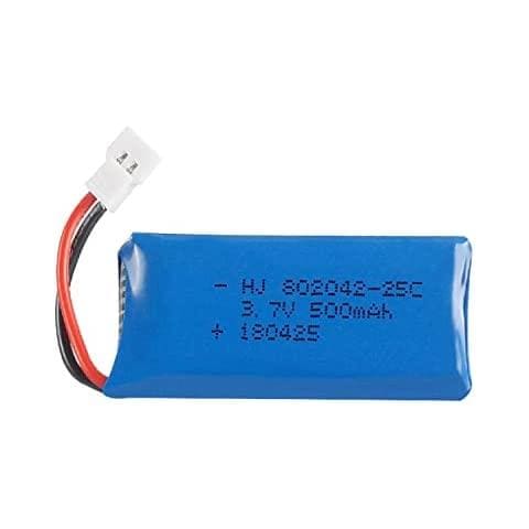 1 Pezzo Batterie Lipo Ricaricabili 3.7v, 500mah Per Rc Droni Quadricotteri Hubsan X4 H107l H107c H107d H107 V252 Jxd 385 - Foto 1