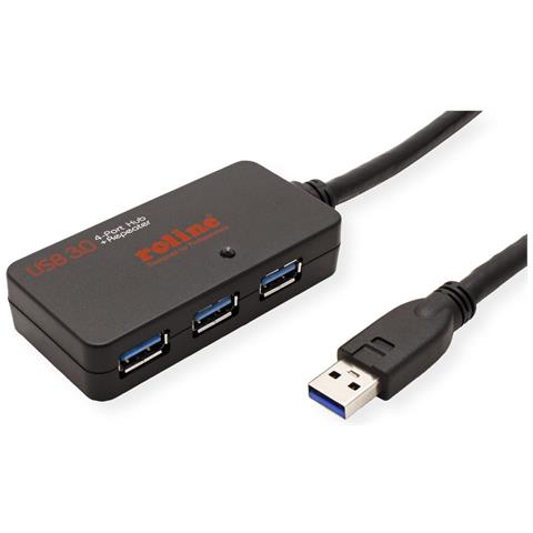 12041098 USB 3.2 Gen 1 (3.1 Gen 1) Type-A 5000 Mbit /s Nero - Foto 4