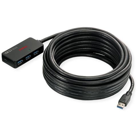 12041098 USB 3.2 Gen 1 (3.1 Gen 1) Type-A 5000 Mbit /s Nero - Foto 1