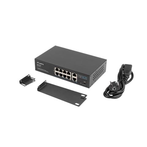 Rsfe-8p-2ge-120 Switch Di Rete Non Gestito Gigabit Ethernet (10/100/1000) Supporto Power Over Ethernet (poe) 1u Nero - Foto 2