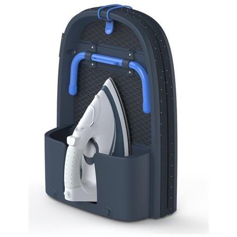 Asse da Stiro Pieghevole per Ferro 330 x 900 mm Colore Blu - Foto 2