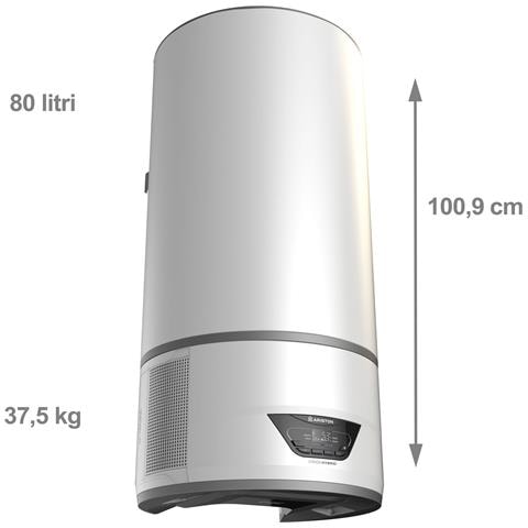 LYDOS HYBRID WI-FI 80 Orizzontale /Verticale Ibrido (con e senza serbatoio) Sistema di caldaia combinato Bianco - Foto 2