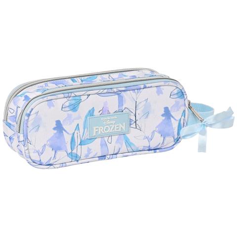 Astuccio Scuola Frozen Memories Argentato Azzurro Bianco (21 X 8 X 6 Cm) - Foto 2