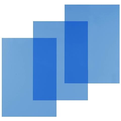 Copertine Per Rilegatura Trasparente Azzurro A4 (100 Unità) - Foto 1