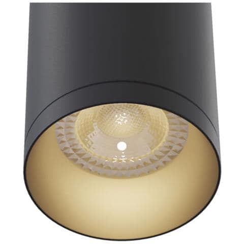 Lampadario A Sospensione Moderno Shelby Alluminio Nero 1 Luce Gu10 50w - Foto 3