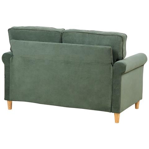 Divano 2 Posti Ronneby Velluto A Coste Verde Scuro - Foto 8