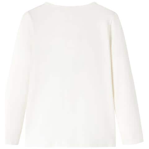 Maglietta Da Bambina A Maniche Lunghe Ecru 104 - Foto 2