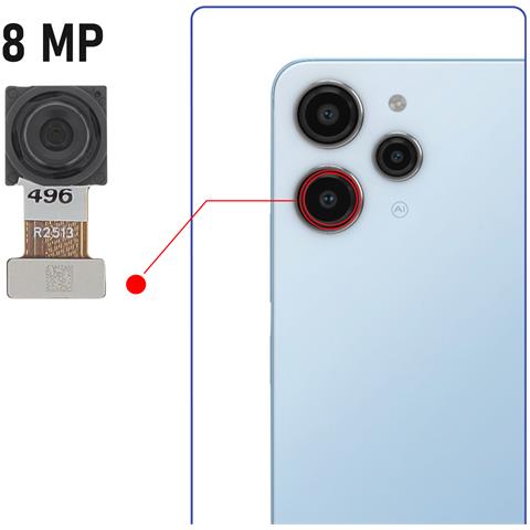 Fotocamera Posteriore Sensore Ultra Grandangolo Per Xiaomi Redmi 12 - Foto 4