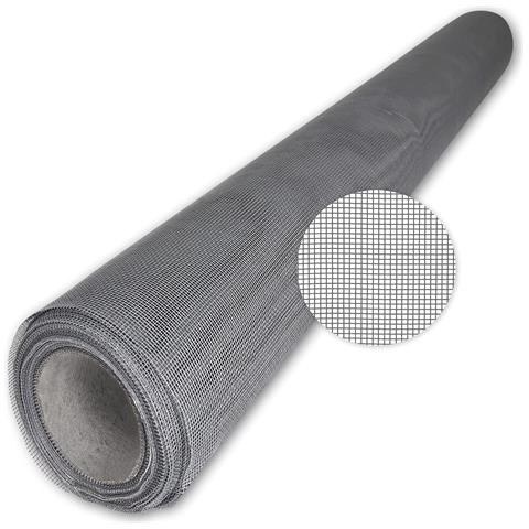 Zanzariera In Fibra Di Vetro Grigia Rotolo 50 Mt. - 150 Cm. - Foto 1