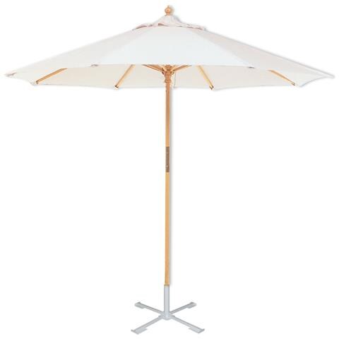 Ombrellone Legno Tondo Arredo Giardino Per Esterni Diametro 300 Cm - Foto 2