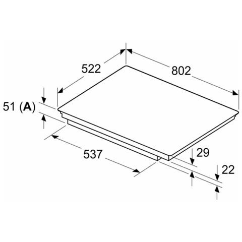 Piano Cottura 3EB980AH a Induzione 3 Zone Cottura da 80.2 cm Colore Grigio - Foto 5