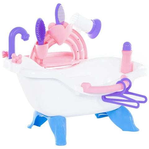 Set Vasca Bagno Bambole 7pz 83x53x41,5cm Polipropilene - Foto 2