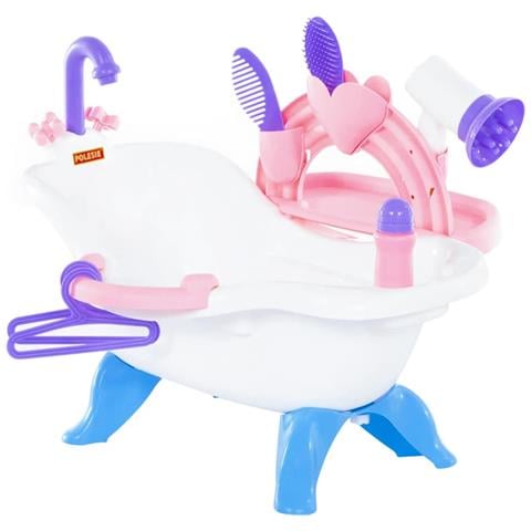 Set Vasca Bagno Bambole 7pz 83x53x41,5cm Polipropilene - Foto 1