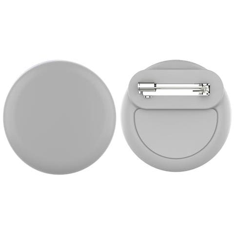 Custodia In Silicone Per Airtag Con Portachiavi Grey - Foto 1