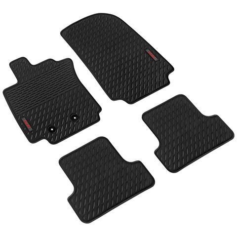 , Set Tappeti Su Misura In Eco Gomma - Compatibile Per Renault Clio Iii 3p (10/05>01/13) - Renault Clio Iii 5p (10/05>01/13) - Renault Clio Iii Sportour (02/08>08/13) - Foto 1