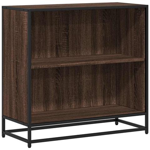 Libreria Rovere Fumo 60x35x76 Cm In Legno Multistrato - Foto 2