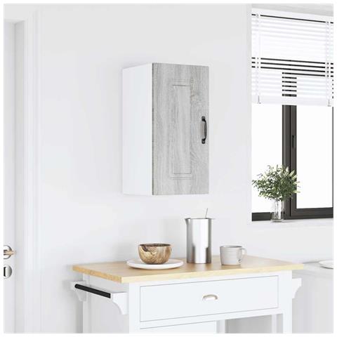 Pensile Da Cucina Kalmar Grigio Sonoma In Legno Multistrato - Foto 1