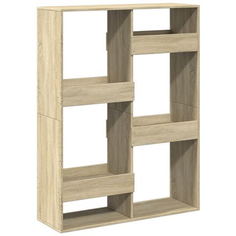 Libreria Rovere Sonoma 100x33x135 Cm In Legno Multistrato - Foto 2