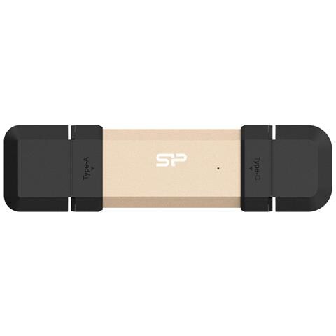 DS72 unità flash USB 500 GB USB Type-A / USB Type-C 3.2 Gen 2 (3.1 Gen 2) Oro - Foto 1