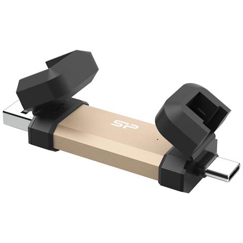 DS72 unità flash USB 500 GB USB Type-A / USB Type-C 3.2 Gen 2 (3.1 Gen 2) Oro - Foto 2