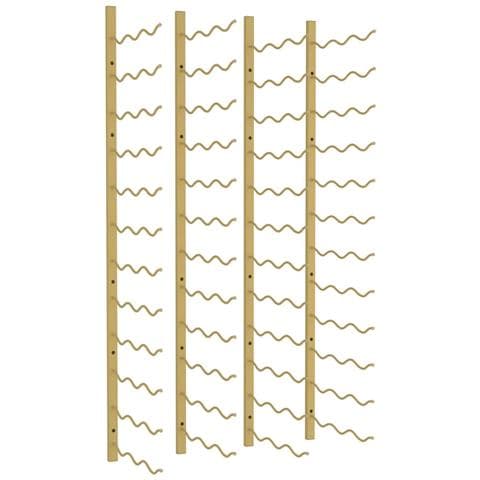 Lusso Casadino -  Portavini Da Parete Per 36 Bottiglie 2 Pz Oro In Ferro - Foto 1