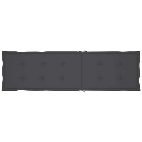 Sdraio Da Esterni Con Poggiapiedi E Cuscino Massello D'acacia - Foto 8