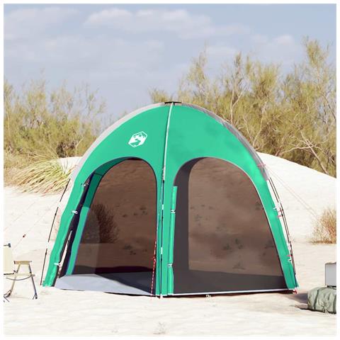 Tenda da piscina  Verde mare 366x305 cm Impermeabile - Foto 2
