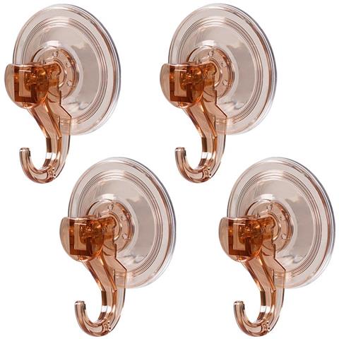 Set Di 4 Ganci A Ventosa: Soluzione Di Fissaggio Senza Fori Per Bagno, Cucina E Altro - Foto 1