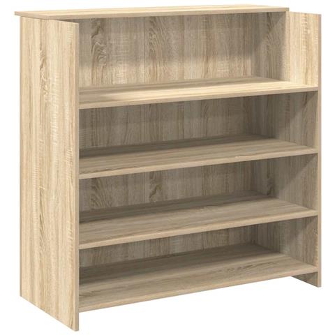 Banco Reception Rovere Sonoma 100x50x103,5 cm Legno Multistrato - Foto 1