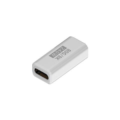 Adattatore Femmina-femmina Usb-c 240w 80gbps, Supporta Video 8k@ 60hz E Ricarica Pd (confezione Da 2) White - Foto 2